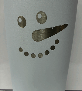 Holiday Themed Engraved Tumbler