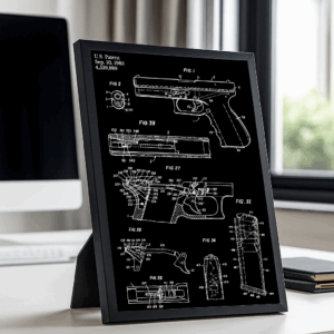 Laser Engraved Patent Art